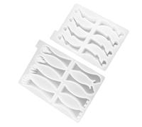 JOINPAYA 2 Piezas Moldes de Silicona para Resina Epoxi Molde de Piezas de Ajedrez Flexible Reutilizable para Manualidades DIY