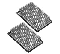 JOINPAYA 2 Piezas Panel Reflector Retro Cuadrado para Sensores de Haz Fotoeléctrico Alta Compatibilidad y Tecnología de Reflexión Espejo para Señalización Vial y Alumbrado Urbano