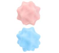 JOINPAYA 2 Piezas Pelota de Masaje Plantar Talón, Pelota de Automasaje de Silicona Textura Puntiaguda, Rosa o Azul, Alivio de Fatiga en Pies, para Yoga y Gimnasio, para Adultos