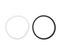 JOINPAYA 2 Piezas Pulsera Deportiva de Silicona, Pulsera de Ciclismo, Estilo Minimalista, Negro y Blanco, Transpirable Secado Rápido, para Hombre y Mujer, Eventos y Uso Diario