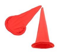 JOINPAYA 2 Piezas Sombrero Rojo Accesorio para Fotos de Fiesta para Halloween y Navidad de Poliéster Excelente Elasticidad y Tacto Suave, Adecuado para Actores y Bailarines