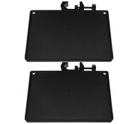JOINPAYA 2 piezas Soporte de Micrófono con Bandeja de Clip para Tubo Estante Negro para Tarjeta de Sonido y Organización de Escritorio Transmisiones