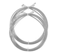 JOINPAYA 2 Piezas Tendedero de Poleas Cuerda de Acero para Terraza y Patio, Resistente y Ahorra Espacio, Adecuado para Secar Ropa en Exteriores