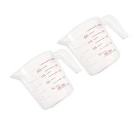 JOINPAYA 2 Piezas Vasos Medidores para Alimentación De Loros y Pájaros Bebés Comedero para Loros Vaso Medidor para Primeros