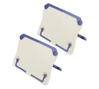 JOINPAYA 2 Soportes Plegables para Partituras de Sobremesa Atriles Portátiles de Plástico Blancos Tamaño 81 X 64 Pulgadas Ideales para Piano Guitarra Lectura y Estudio Casa o