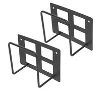 JOINPAYA 2 Unidades Soporte de Hierro Negro para Báscula Digital de Peso Corporal Diseño Minimalista y Moderno, Compatible para Dormitorio y Pasillo