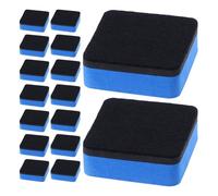 JOINPAYA 20 Borradores Cuadrados para Pizarra Blanca, sin Imán, Espuma Eva y Fieltro Absorbente, Tamaño Pequeño 5x5 Cm, Borrador Reutilizable y Ligero para Limpieza Escolar, Oficina y