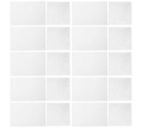 JOINPAYA 20 Láminas Adhesivas Termofusibles de Doble Cara 197 X 197 CM para Tela Entretela Termoadhesiva Cinta Adhesiva Textil para Manualidades y Bordado Uso en Costura y Patchwork