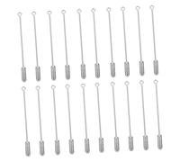 JOINPAYA 20 Piezas Broches de Cobre Plateados de 70 MM Alfileres de Aguja Larga para Manualidades Accesorios de Joyería DIY para Ropa Imperdibles Metálicos Seguros para Hombres y