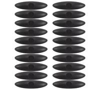 JOINPAYA 20 Piezas Cubierta Protectora para Cámara Trasera Cubierta de Cámara Posterior Abs Negro Anti-UV Instalación Fácil para Marcha Atrás de Coches y Camiones
