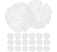 JOINPAYA 20piezas Cubiertas De Enchufe De Plástico Para Protección De Salidas Eléctricas Tapas De Seguridad Para Protección Contra Choques Eléctricos Para Hogar