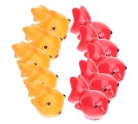 JOINPAYA 20piezas Estatua De Simulación De Pez Dorado Figuras Miniatura De para Decoración De Tartas De Pez Miniatura Figuras De Peces De Jardín Escenario De Interior