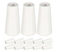 JOINPAYA 20piezas Pomos de Madera para Cordón de Persiana Colgantes de Bola para Cortinas y Persianas Romanas Accesorios Resistentes para Instalación Ventanas y Ventiladores de Techo