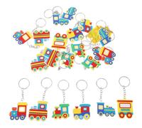 JOINPAYA 24 Llaveros de Coche de Dibujos Animados Niñas, Llaveros de Pvc Suaves y Coloridos, Accesorios Divertidos para Mochilas, Regalos de Cumpleaños y Premios Escolares