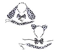 JOINPAYA 2juegos Accesorios Adorables De Diademas con Orejas De Dálmata para Niño Niña Accesorios De Disfraces para Carnaval Fiestas Temáticas y Actuaciones Infantiles
