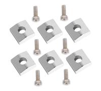 JOINPAYA 2juegos Accesorios Para Guitarra Eléctrica Con Bloques De Tuercas De Bloqueo De Hierro De Repuesto Para Guitarra Tornillos Hexagonales Para Cejuela De Accesorios De Puente De Trémo