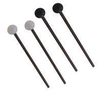 JOINPAYA 2pares Baquetas De Percusión Para Tambor De Lengua De Palos De Cabezal De Accesorios Musicales Para Aprendizaje y Práctica