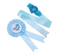 JOINPAYA 2piezas Cinturón De Maternidad Corsage Para Papás Punto De Sash De Embarazo Para Shower De Diseño Floral y Para De Género y Sesiones De