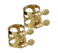 JOINPAYA 2piezas Ligaduras De Saxofón Abrazaderas De Ajustables Para Boquillas De Saxofón Accesorios Para Instrumentos