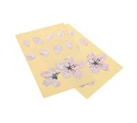 JOINPAYA 2piezas Pegatina Para Diapasón De Guitarra Estilo Flor Adhesivo Decorativo De Resistente Para Guitarra Acústica Eléctrica Folk Reutilizable y Fácil De Aplicar