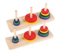 JOINPAYA 2piezas Puzzle De Madera para Educativo De Desbloqueo Desarrollo y Creatividad