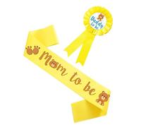 JOINPAYA 2piezas Sash Para Shower y Pin De Papá Decoración De Fiesta Para Nuevos Padres y Para Bebés