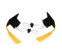 JOINPAYA 2piezas Sombrero De Doctor para Perros y Gatos Sombrero De Graduación con Borlas para Fiestas De Graduación De Mascotas para Cachorros