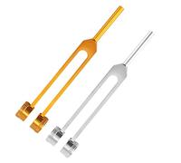 JOINPAYA 2piezas Sonido Terapéutico De Audio Tuning Forks Para Pruebas Sensoriales y Limpieza De Oídos Herramientas Clínicas De Alta Precisión