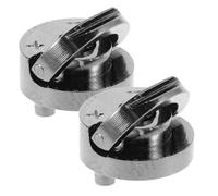JOINPAYA 2piezas Tapa Inferior Encendedor Accesorios para Ajuste de Válvula Tapones de Recarga Gas Compatibles con Antorcha y Cigarros Negro