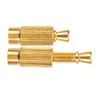 JOINPAYA 2piezas Trémolo Guitarra Pernos Puente Guitarra Eléctrica Insertos Puente Sistema Trémolo Resistente Fácil Instalación Diseño Elegante Sonido Funcionalidad