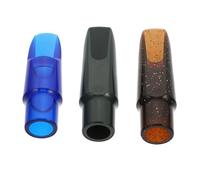 JOINPAYA 3 Boquillas de Plástico para Saxofón Alto Tono Natural y Puro, Suministros Duraderos para Instrumentos Musicales, Fácil de Reemplazar Color Aleatorio