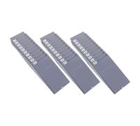 JOINPAYA 3 Juegos de Porta Tarjetas de Asistencia con 10 Ranuras Soporte de Pared de Plástico para Oficina Organizador de Tarjetas para Control Gestión Laboral