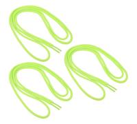 JOINPAYA 3 Pares de Cordones Decorativos para Zapatos Deportivos, Poliéster Resistente, No se Aflojan ni Rompen, Estilo Chic y Color Verde Claro para Zapatillas Casuales