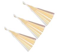 JOINPAYA 3 Piezas Estructura de Abanico Plegable Japonés DIY de Madera, 30 Varillas, Montaje Fácil, Ligera, para Manualidades y Festivales