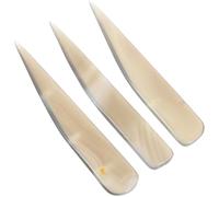 JOINPAYA 3 Piezas Herramienta de Pulido de Ágata Natural para Joyería Cuchillo de 8 CM para Cuidado de Oro y Plata Pulidor Duradero para Anillos y Pulseras Uso Color Color Aleatorio