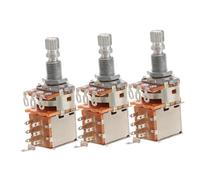JOINPAYA 3 piezas Potenciómetros Bk Push Pull para Control Guitarra Diseño Ligero y Duradero Aptos para Coil Tapping y División de Bobina Accesorios para Guitarras Eléctricas