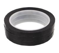 JOINPAYA 3 Rollos Cinta Adhesiva Negra para Bloqueo de Luz LED Resistente al Calor Desgarro Material Pet y Fácil de Cortar para Entornos Calefactados y Electrónica