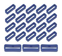 JOINPAYA 30 Piezas Anillo de Retención Correa de Reloj Silicona por Paquete Sujetadores de Correa de Reloj para Uso General