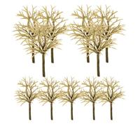 JOINPAYA 30 Piezas Modelo de Árbol de Paisaje Miniatura de Plástico 8 Cm, Accesorios para Decoración de Maquetas y Mesa de Arena, Árbol Artificial Realista para Diseño de Escenas