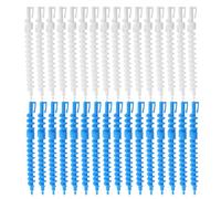 JOINPAYA 36 Varillas para Permanente en Espiral de 14 Mm, Rulos de Plástico para Rizos Naturales, Rizadores de Ondas Permanentes para Salón y Uso Doméstico, Kit Compacto para Peinado