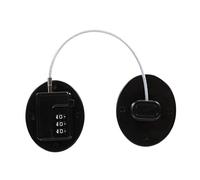 JOINPAYA 3piezas Cerradura De Seguridad Para Frigorífico y Bloqueo Antipinchazos Diseño Práctico y Estiloso Para Puertas Ventanas y Armarios Color Negro