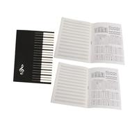 JOINPAYA 3piezas Cuaderno De Pentagramas De Para Práctica De Guitarra y Piano Para Principiantes Para Composición y