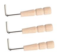 JOINPAYA 3piezas Llaves De Ajuste Para Truss Rod De Guitarra Herramienta Profesional Para Ajustar El Mástil De Acústicas y Eléctricas Diseño Ergonómico Mango De Madera