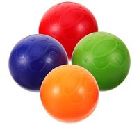 JOINPAYA 4 Piezas Bolas de sonajero de colores para estrechar la mano antiestrés para juguetes instrumentos musicales maracas bola de maracas rompecabezas niño
