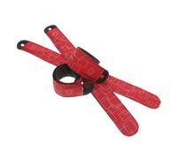 JOINPAYA 4 Piezas Correa de Tobillo de Caballo LED Tren de rodaje Luces de Seguridad para Caminar de Noche Equipo de Correr Mujeres Bandas reflectoras reflexivo paño Rojo
