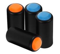 JOINPAYA 4 Piezas Cubiertas de Micrófono Inalámbrico con Rosca para Protector de Batería Tapas de Precisas y Resistentes para Micrófonos de Mano y Conferencias