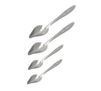 JOINPAYA 4 Piezas Cucharas de Alimentación para Loros de Acero Inoxidable Resistente Incluye Grandes y Pequeñas Diseño Ligero y Duradero para Alimentar Aves y Periquitos Casa o Tienda de