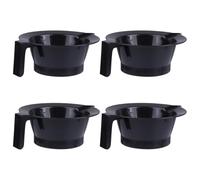 JOINPAYA 4 Piezas Kit de Cuencos para Tinte de Pelo con Escala Plástico Duradero para Mezcla de Color Reutilizable y Fácil de Limpiar Herramienta Profesional para Peluquería