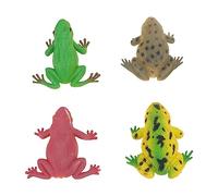 JOINPAYA 4 Piezas Rana Gritando Rana De Juguete Mini Juguete Realista Juguete De Sapo Gritando Mini Juguetes De Animales Juguete Que Suena Cotillón Ranas Juguetes