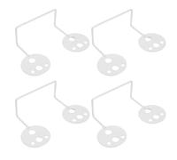 JOINPAYA 4 Piezas Retenedor de Colchón Antideslizante de Acero Inoxidable Blanco con Soporte Adhesivo para Cama Plataforma, Fijación y Prevención de Deslizamientos